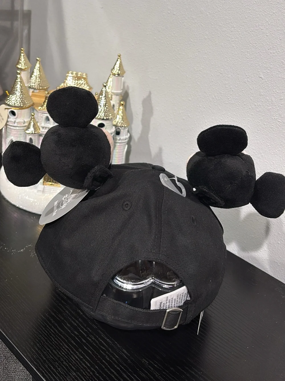 Disney Black Mickey Plush-Ear Cap - NWT!!